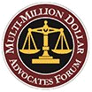 Multi-Million Dollar Advocates Forum badge