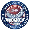 Top 100 High Stakes Litigators badge